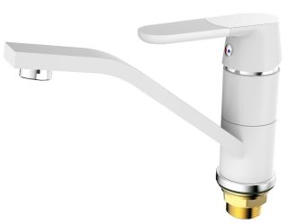 Смеситель для кухни РМС SL123W-004F-15 белый